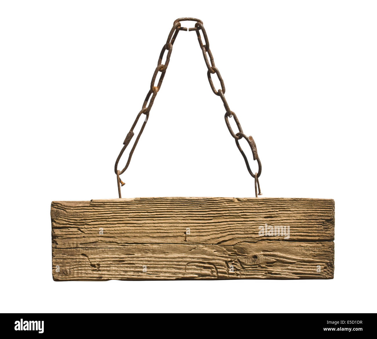 sign on the chain isolated on a white background Stock Photo - Alamy