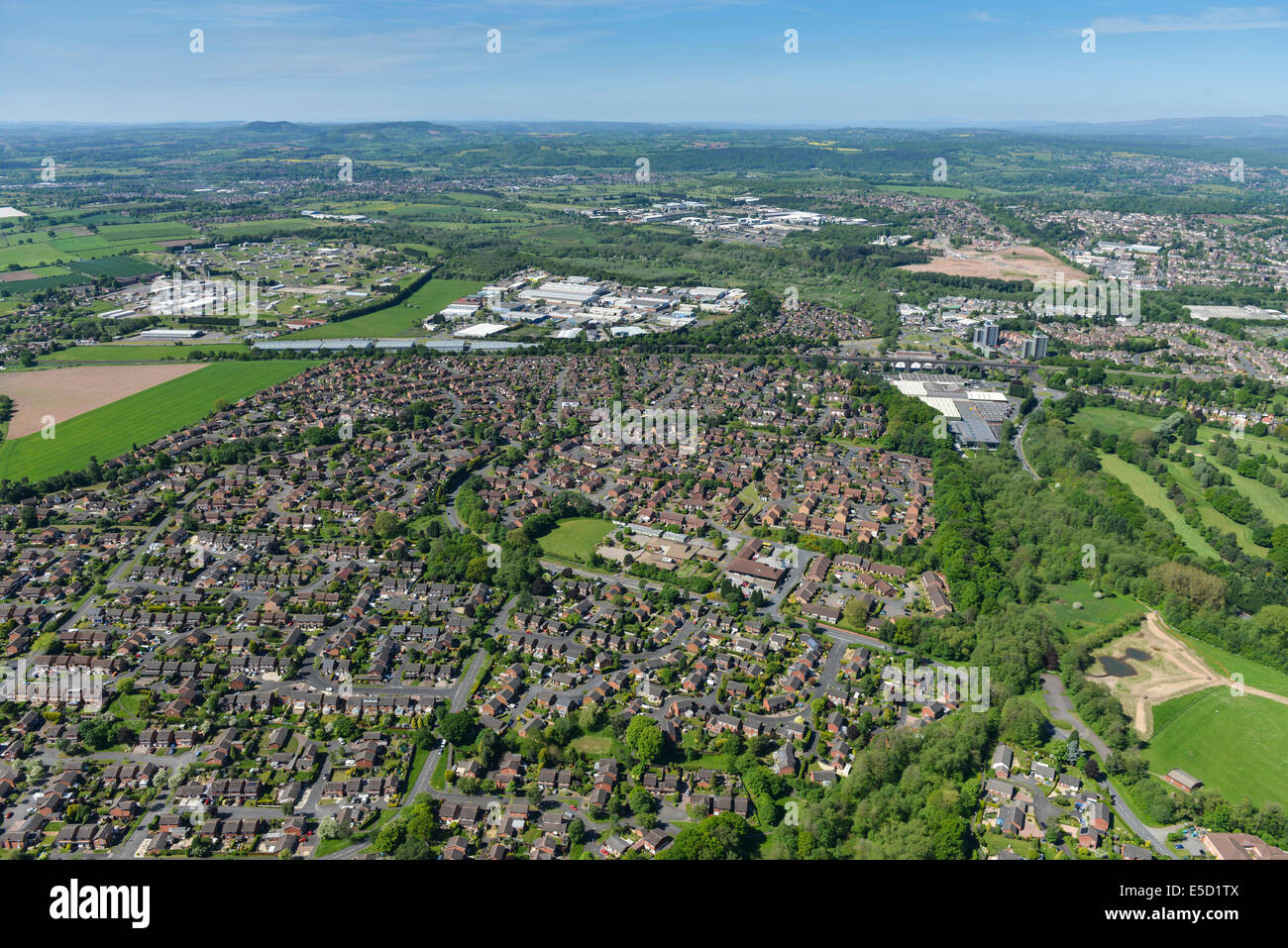 Kidderminster aerial view hires stock photography and images Alamy