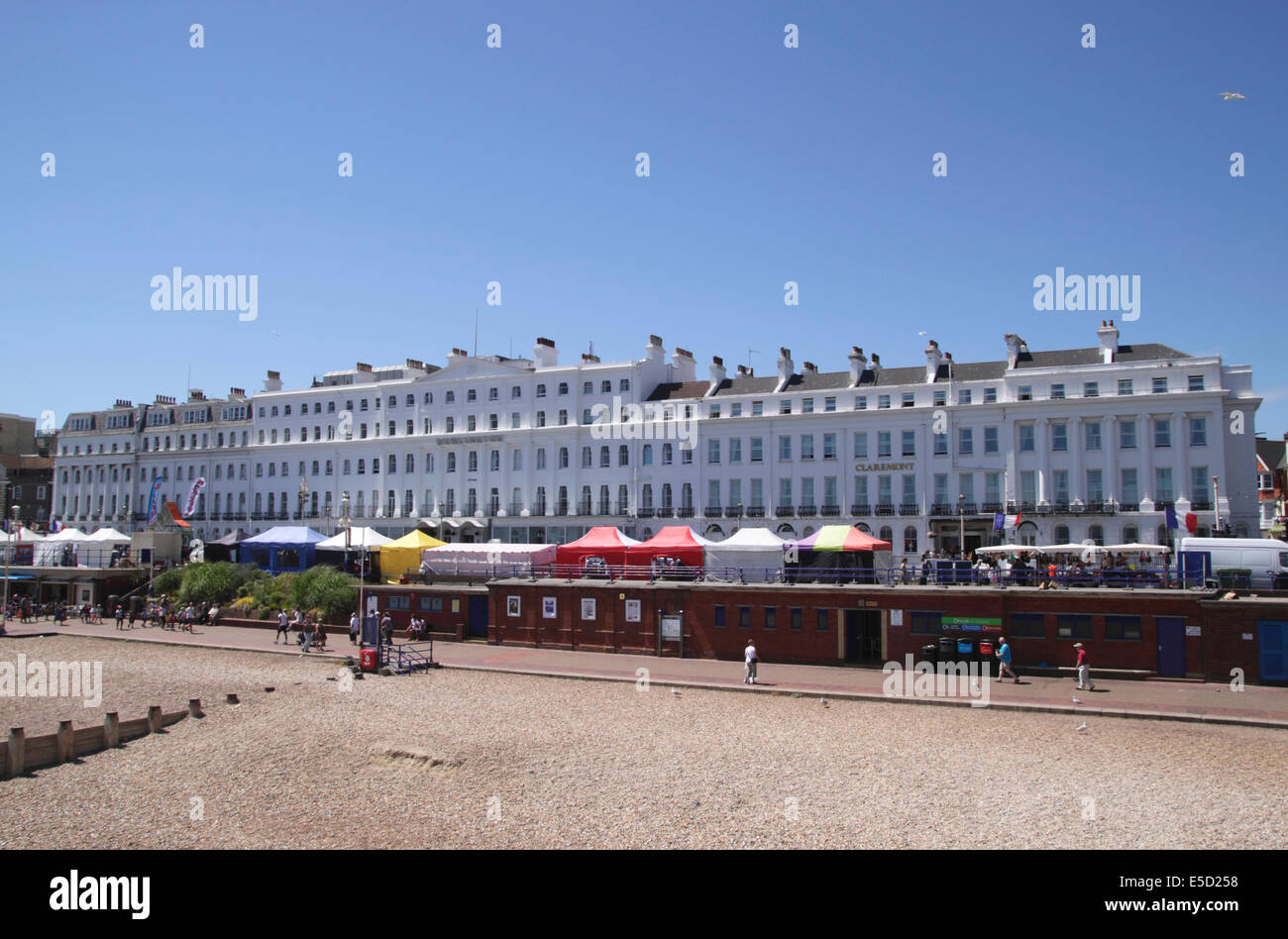Grand Parade at the seafront Eastbourne East Sussex Stock Photo
