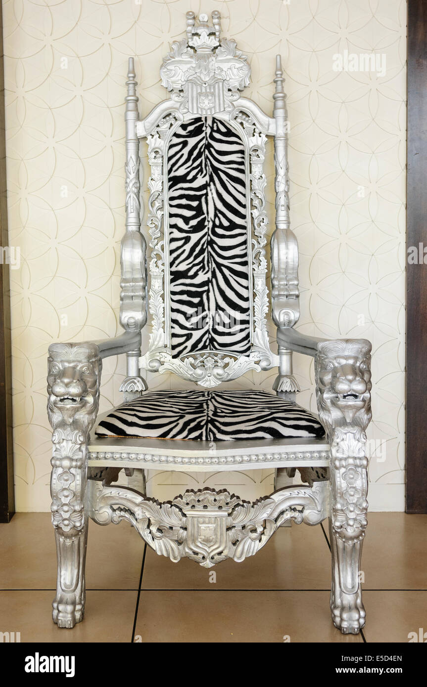 Throne chair Stock Photo
