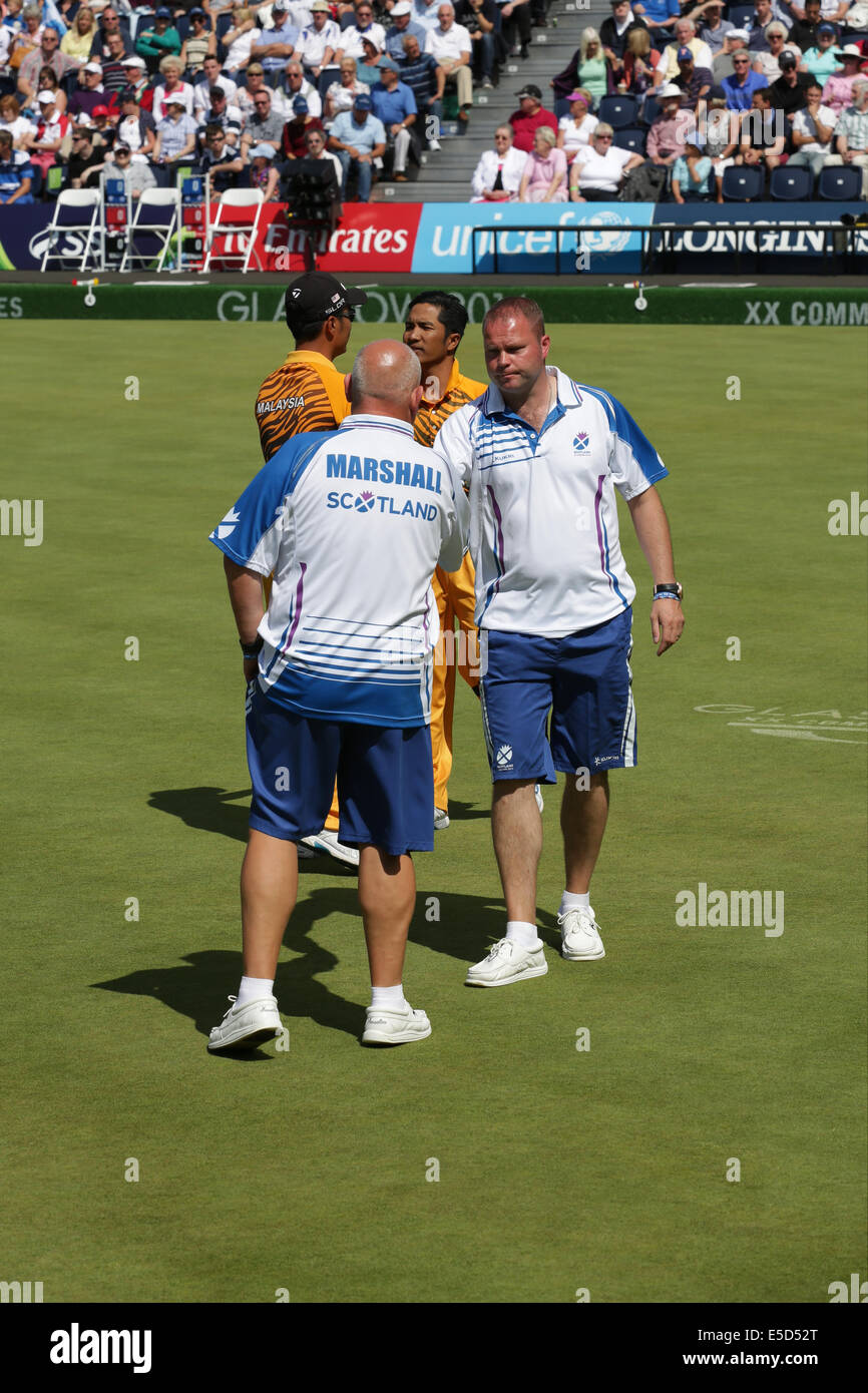 Kelvingrove Lawn Bowls Centre, Glasgow, Scotland, UK, Monday, 28th July