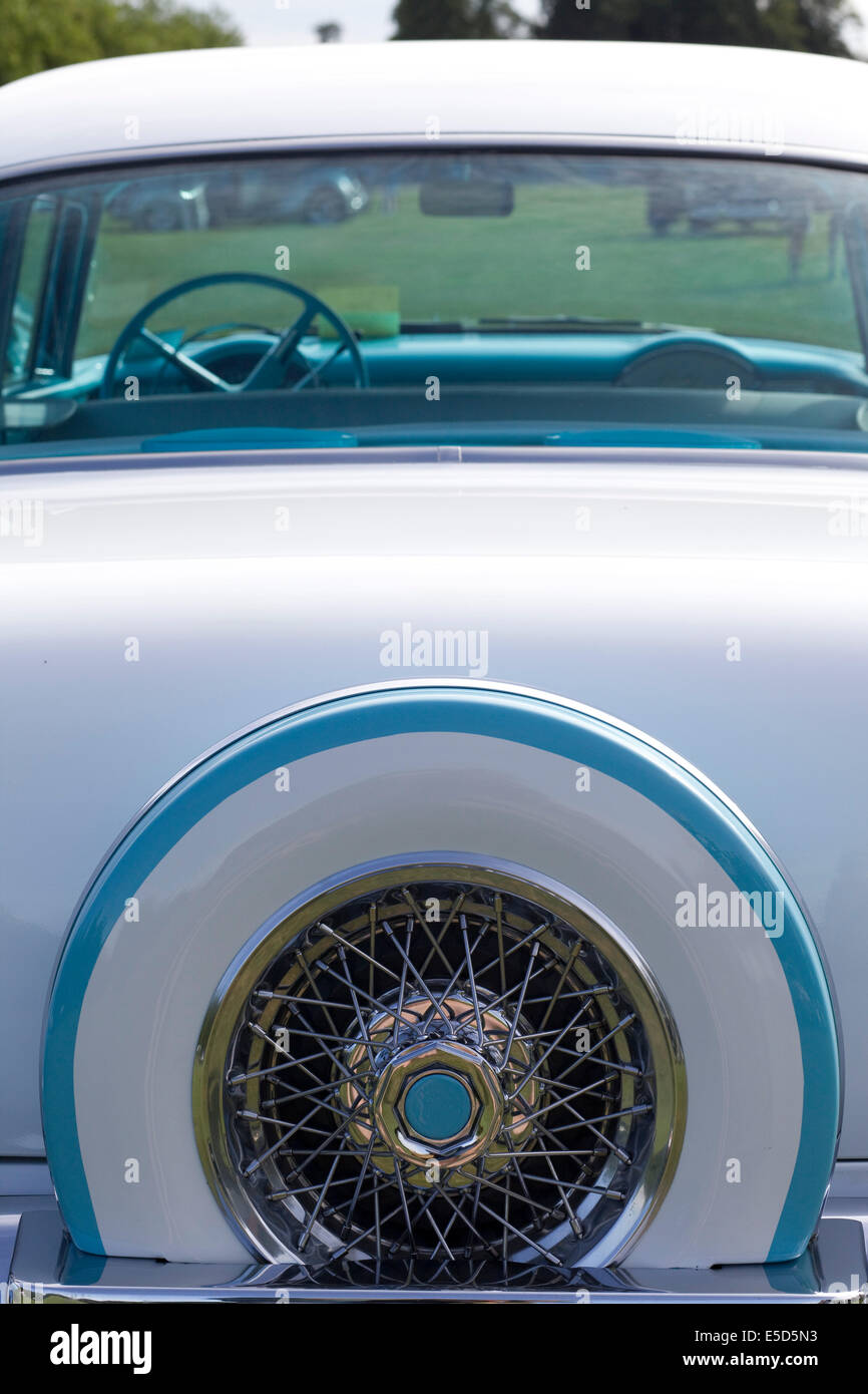 1955 Chevrolet Bel Air detail. Chevy. Classic American car Stock Photo