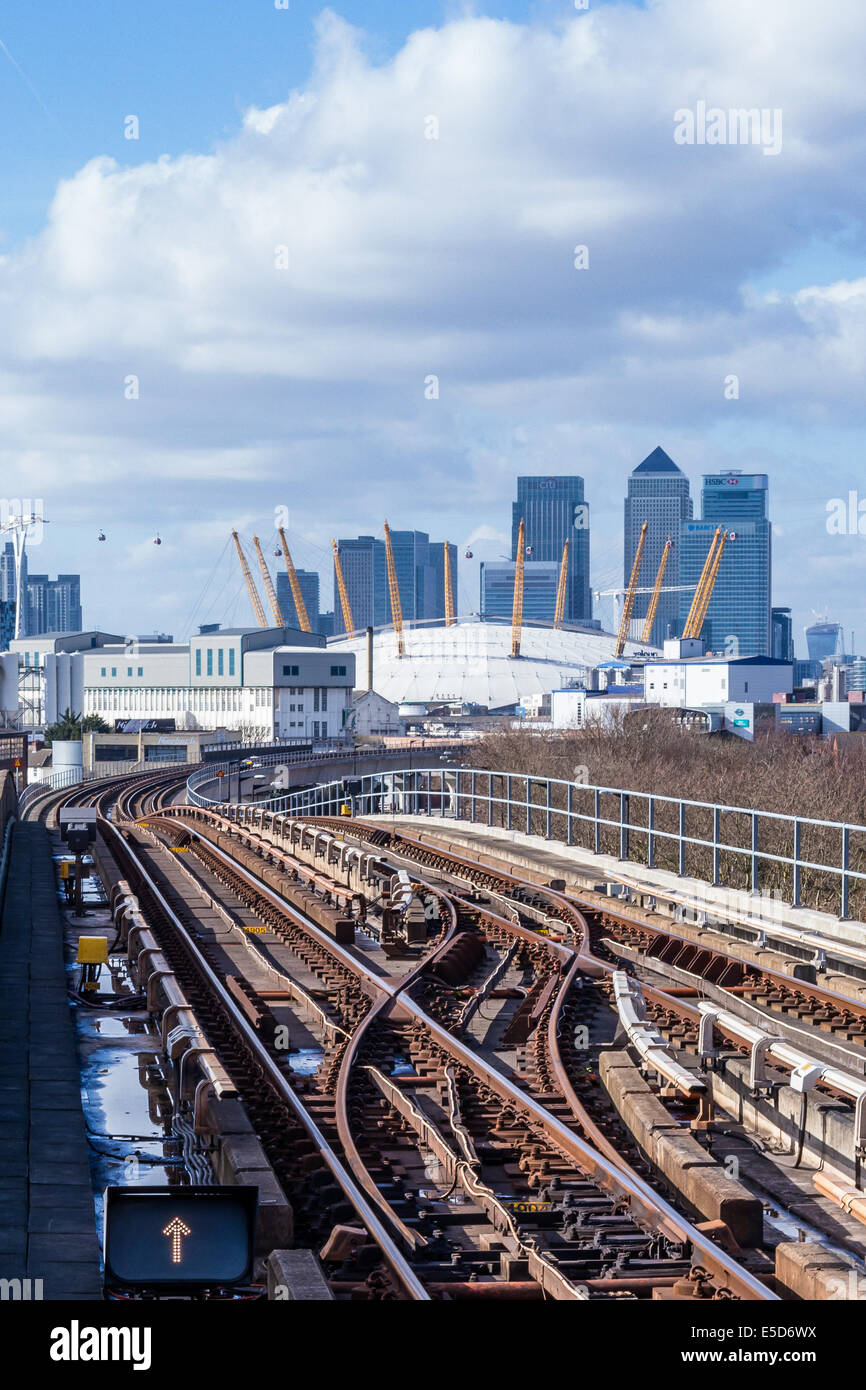 Canary Wharf skyline Stock Photo - Alamy