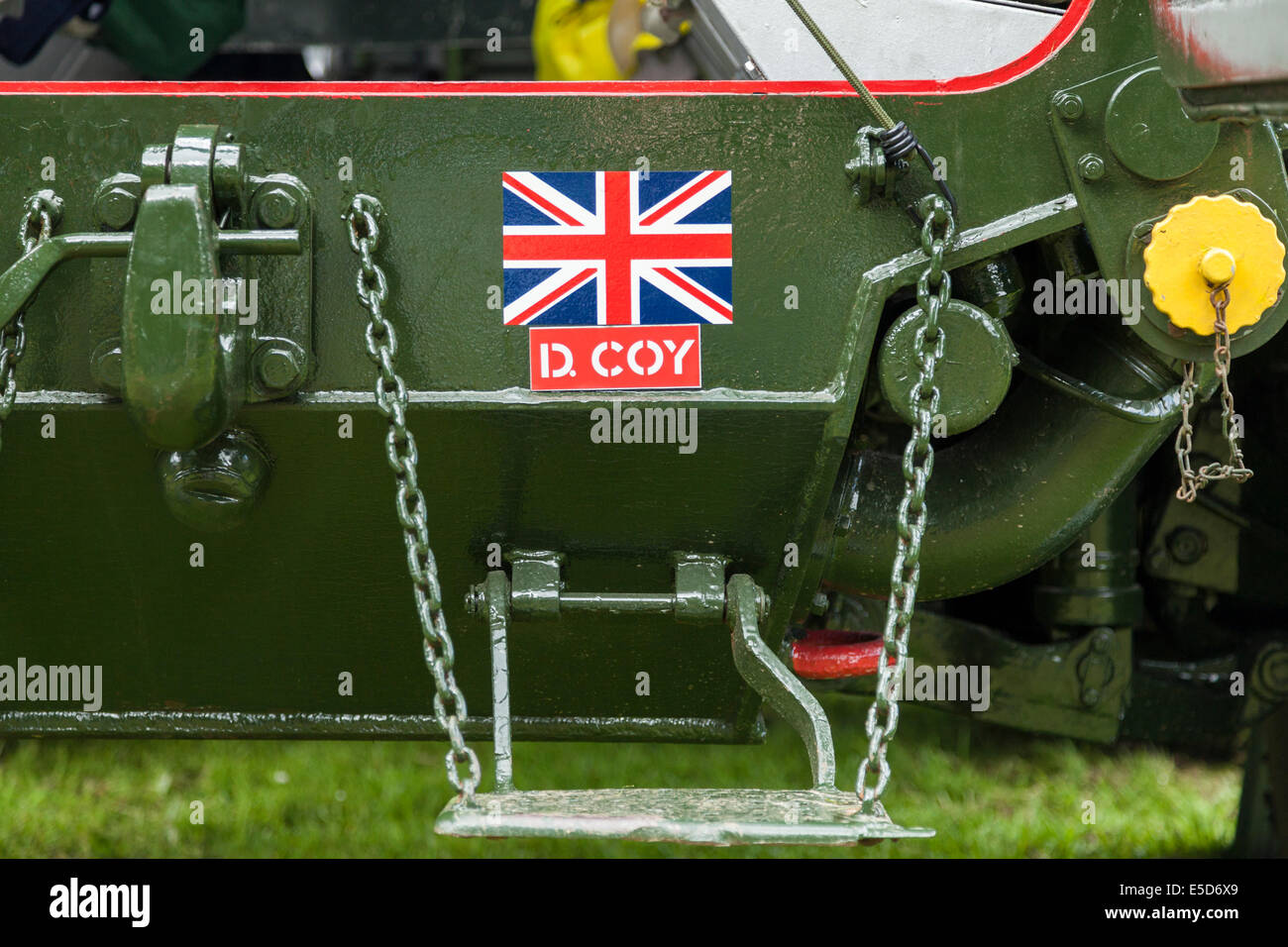 Union Flag on military vehicle Stock Photo Alamy
