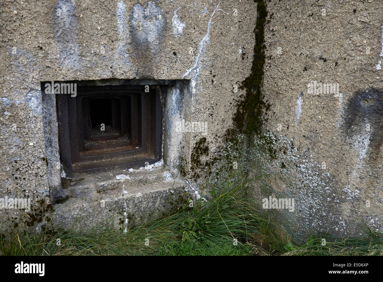 Ropik - Czechoslovak border fortifications  - Giant mountains, Krkonose national park, Zlate navrsi Stock Photo