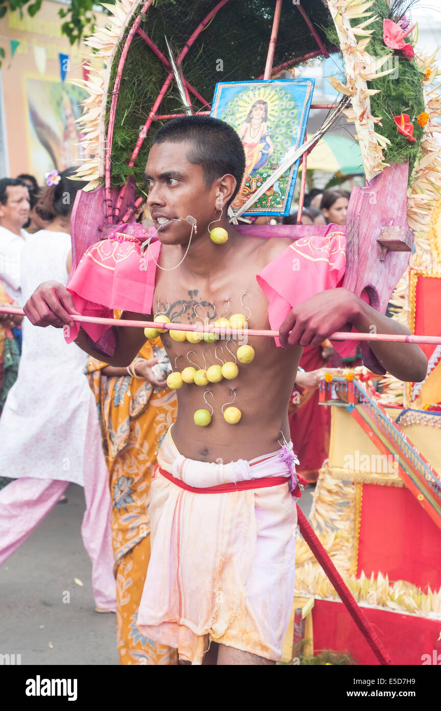 Cavadee festival, Mauritius Island Stock Photo - Alamy