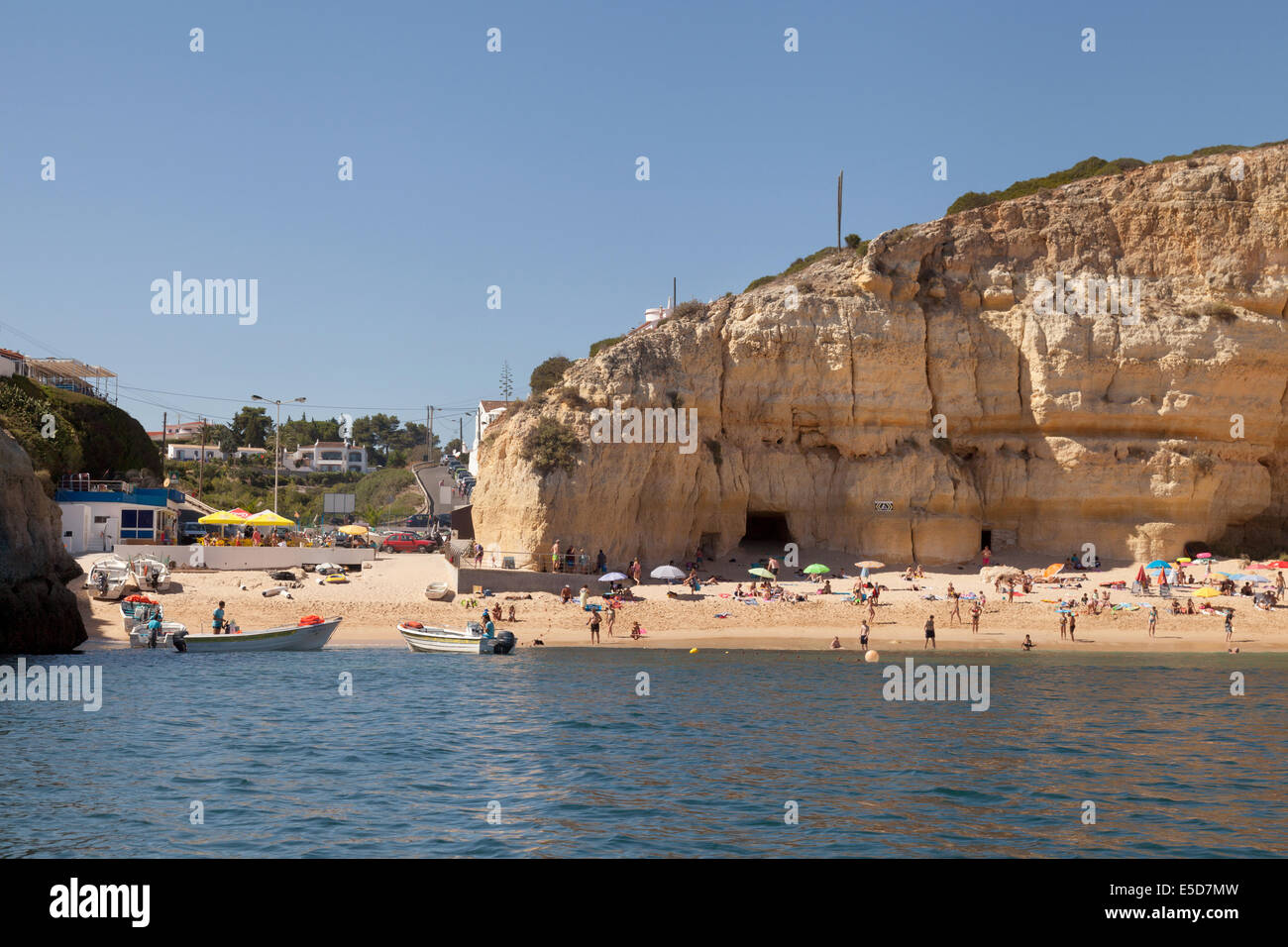 Benagil Beach, the Algarve, Portugal Europe Stock Photo