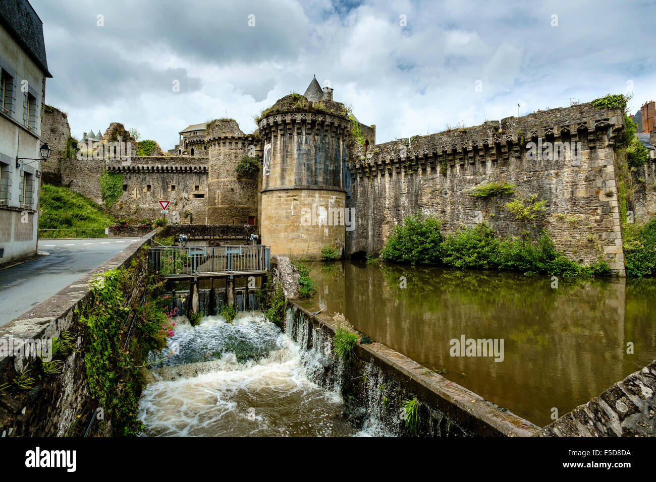Restored sections of Château de Fougères