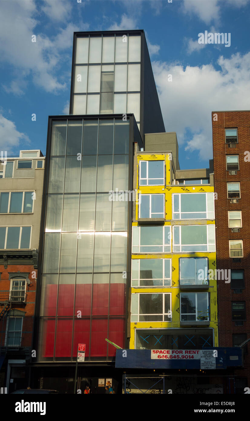 Manhattan Lower East Side buildings in NYC Stock Photo