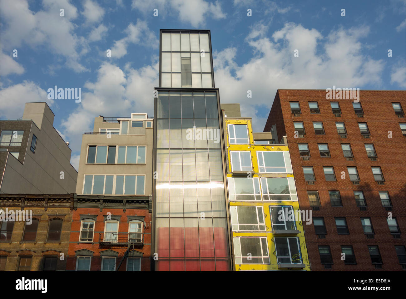 Manhattan Lower East Side buildings in NYC Stock Photo