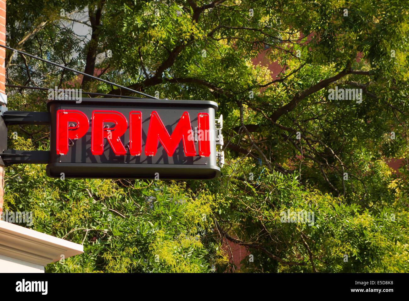 bar Primi in Bowery New York City Stock Photo