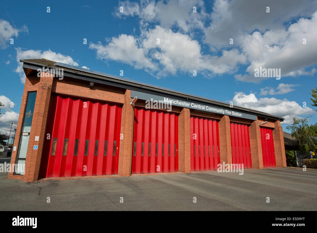 Manchester Central Fire Station located on Thompson Street in New Cross on the fringes of the city centre. Stock Photo