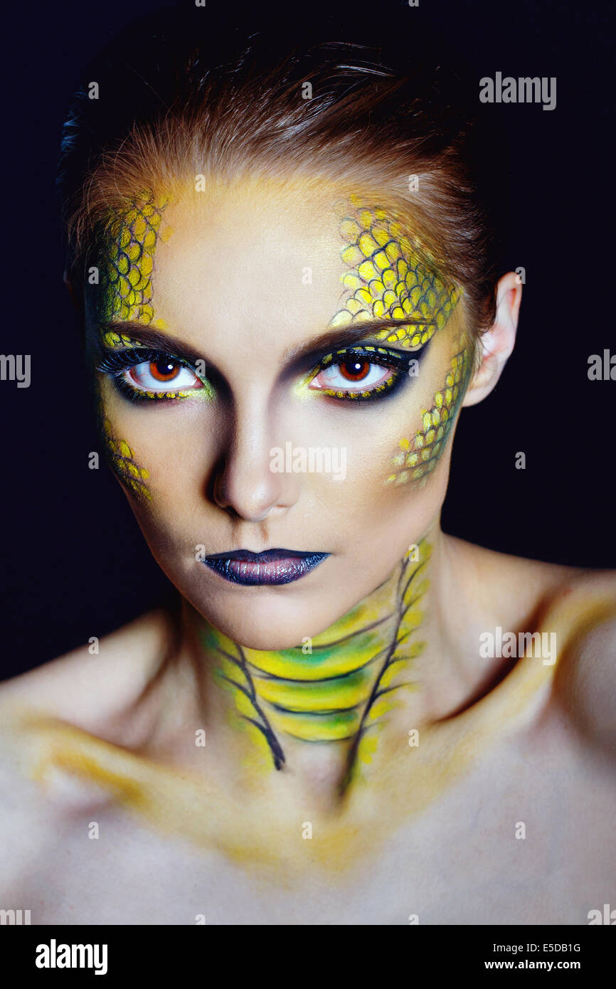 Creative studio shot wild makeup hi-res photography and -