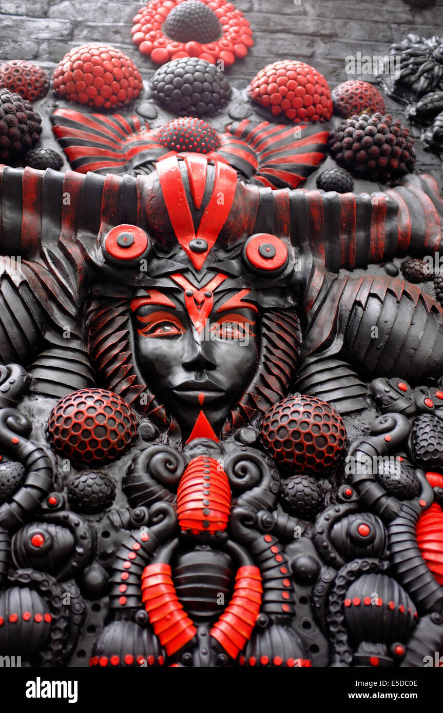 Wall Sculpture called "Portal" by CitzenKane 2014 Stock Photo Alamy