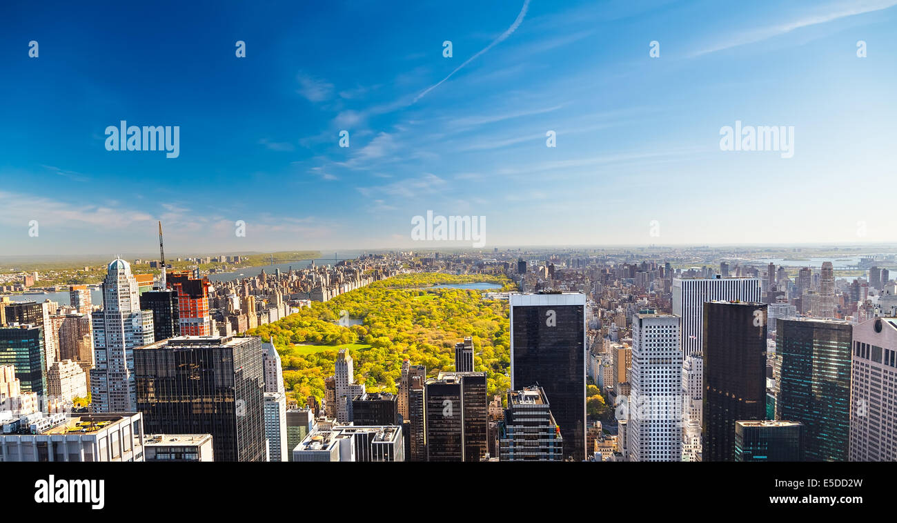 New york central park aerial hi-res stock photography and images - Alamy