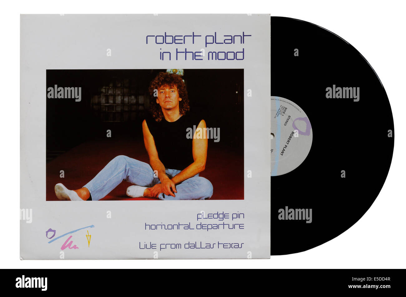 In the Mood 12' single by Robert Plant Stock Photo