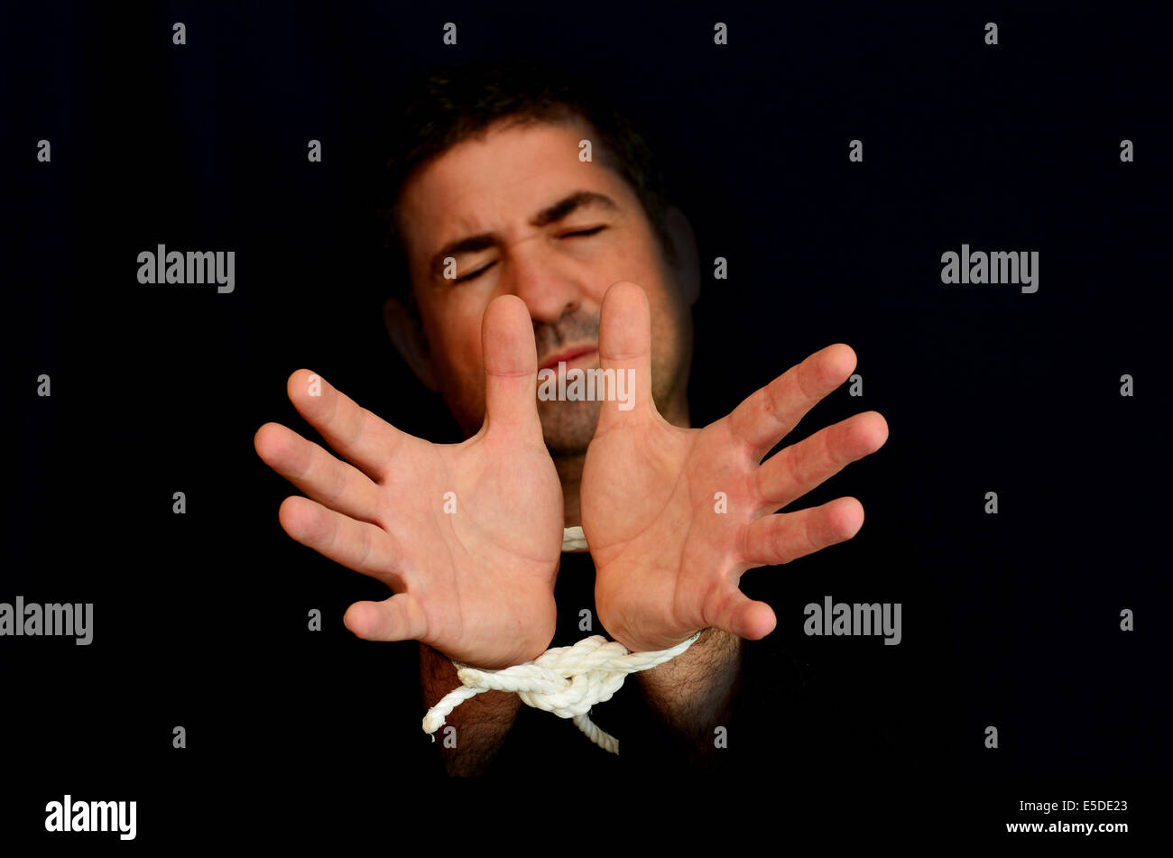 Kidnap Hands Tied High Resolution Stock Photography and Images Alamy