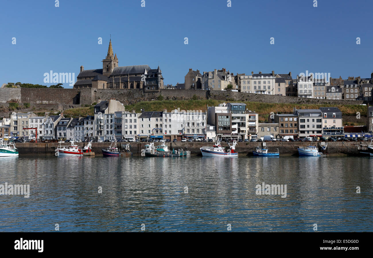 The historic centre, Haute Ville, Granville, Département Manche, Cotentin Peninsula, Lower