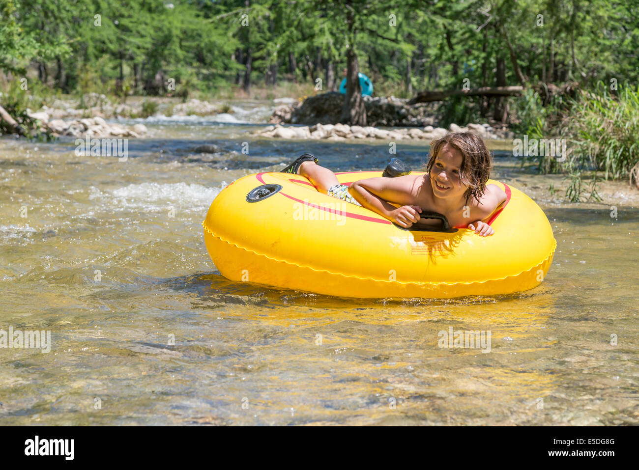 Boy tubing the frio river hires stock photography and images Alamy