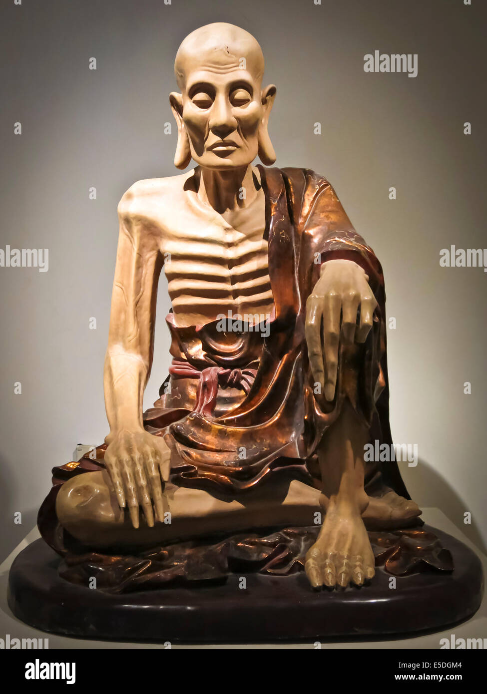 Starving Buddha statue in Hanoi Stock Photo