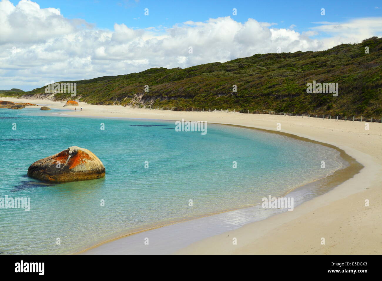 A tranquil beach at Greens Pool beach near Denmark, Western Australia. Stock Photo