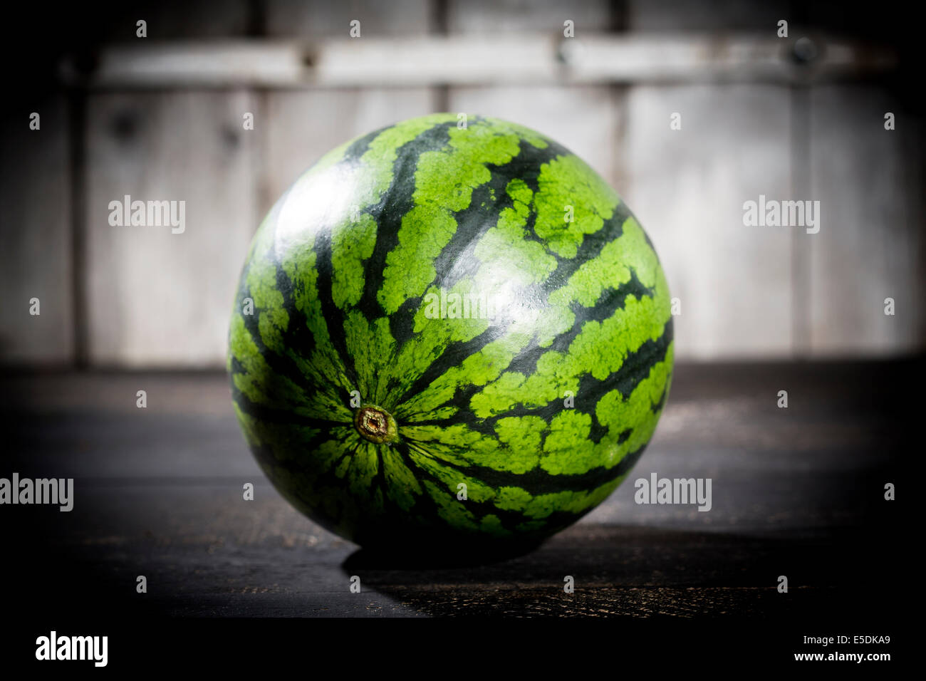 Whole watermelon, close up Stock Photo