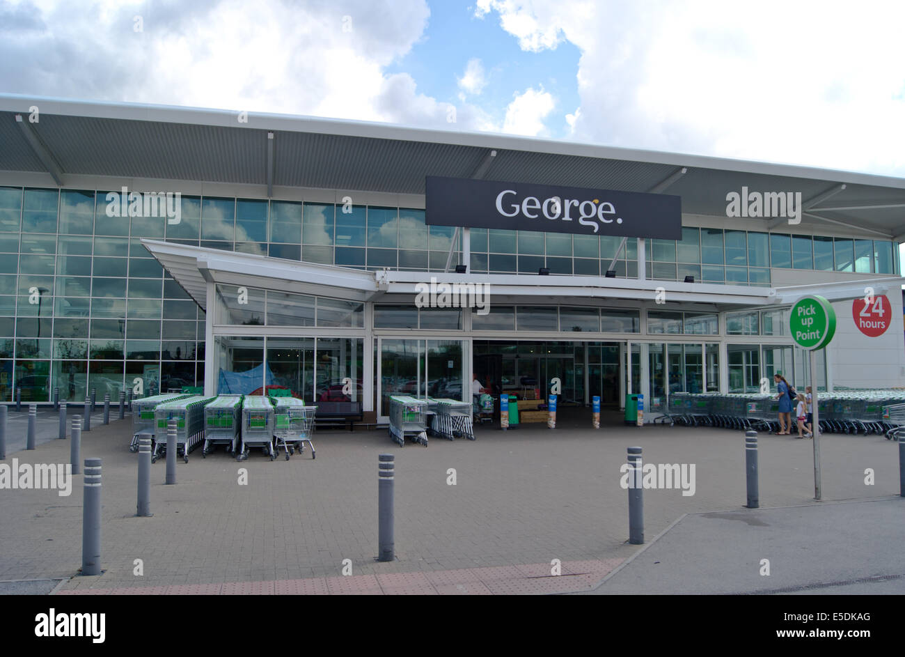 Asda wal mart super centre in Bletchley Milton Keynes Stock Photo - Alamy