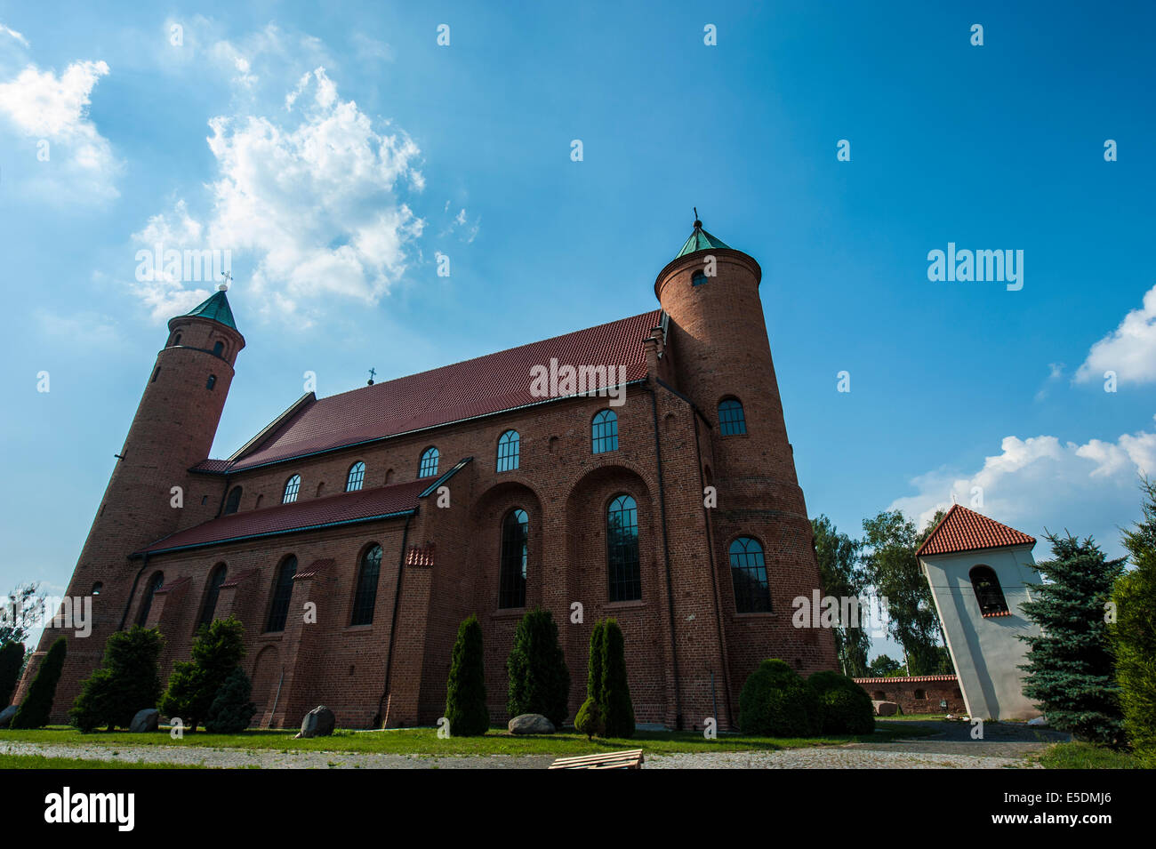 Church of St. Roch and John the Baptist in village Brochow, Mazovia ...