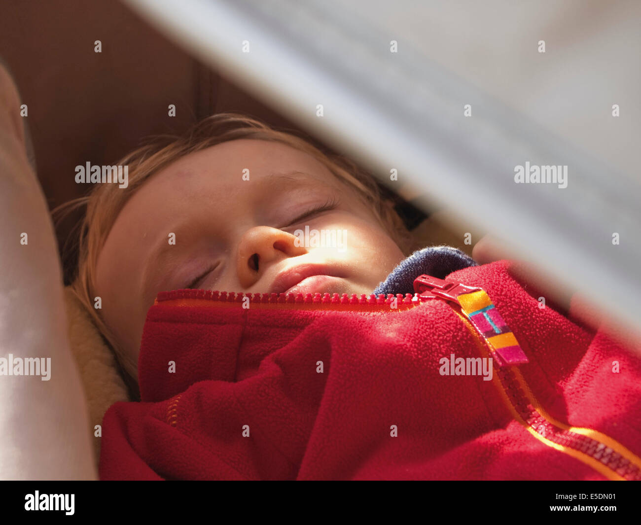 Baby boy sleeping Stock Photo