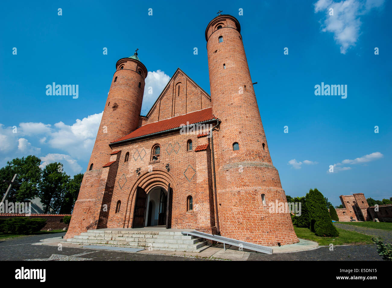 Church of St. Roch and John the Baptist in village Brochow, Mazovia ...