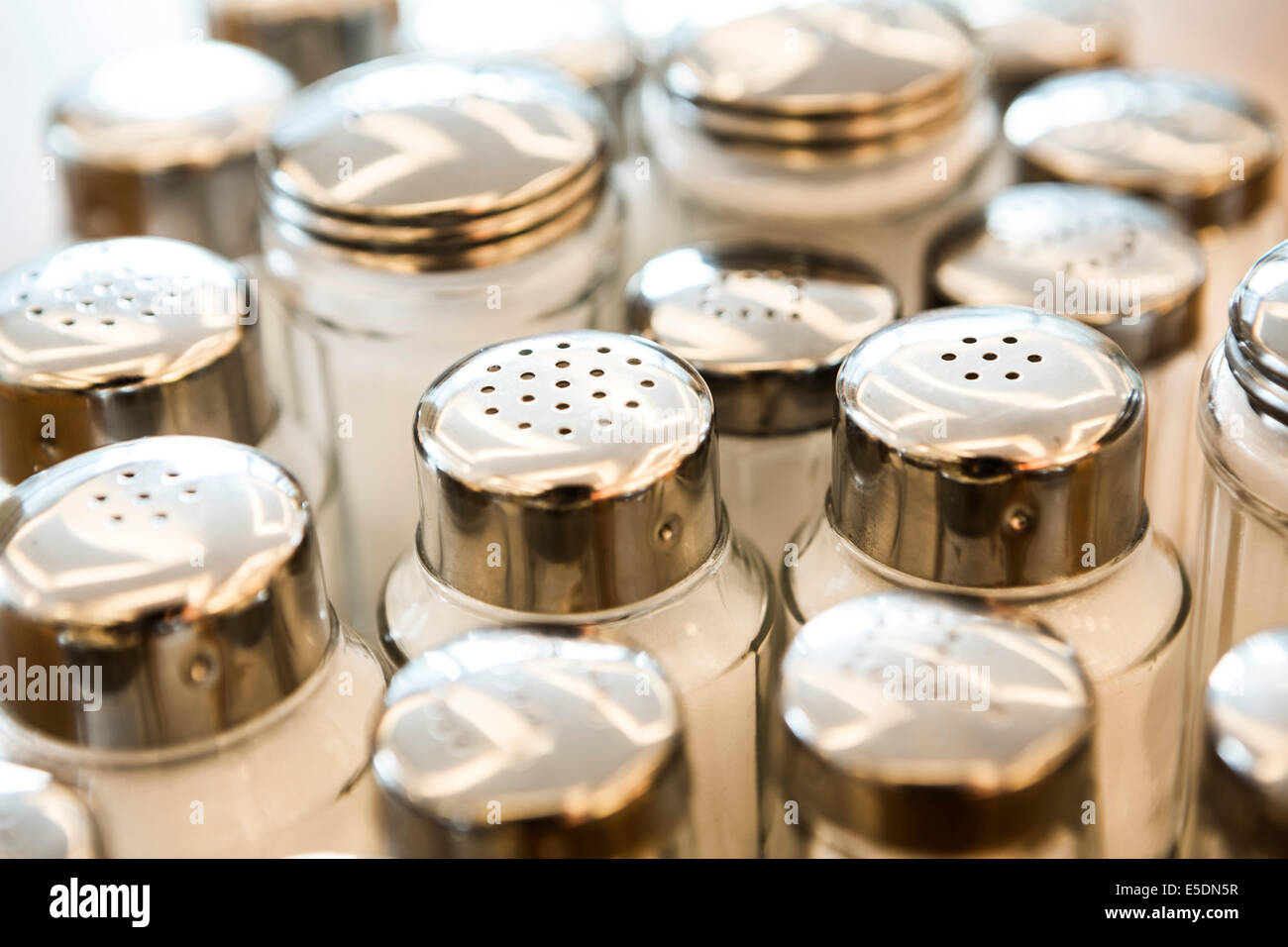 Group of salt shakers Stock Photo Alamy
