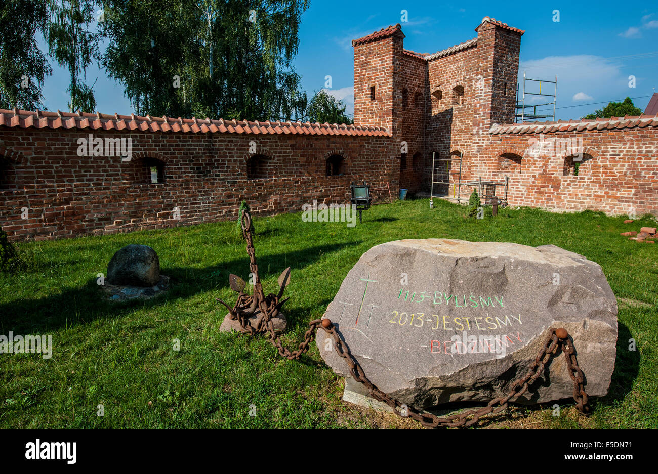 Church of St. Roch and John the Baptist in village Brochow, Mazovia ...