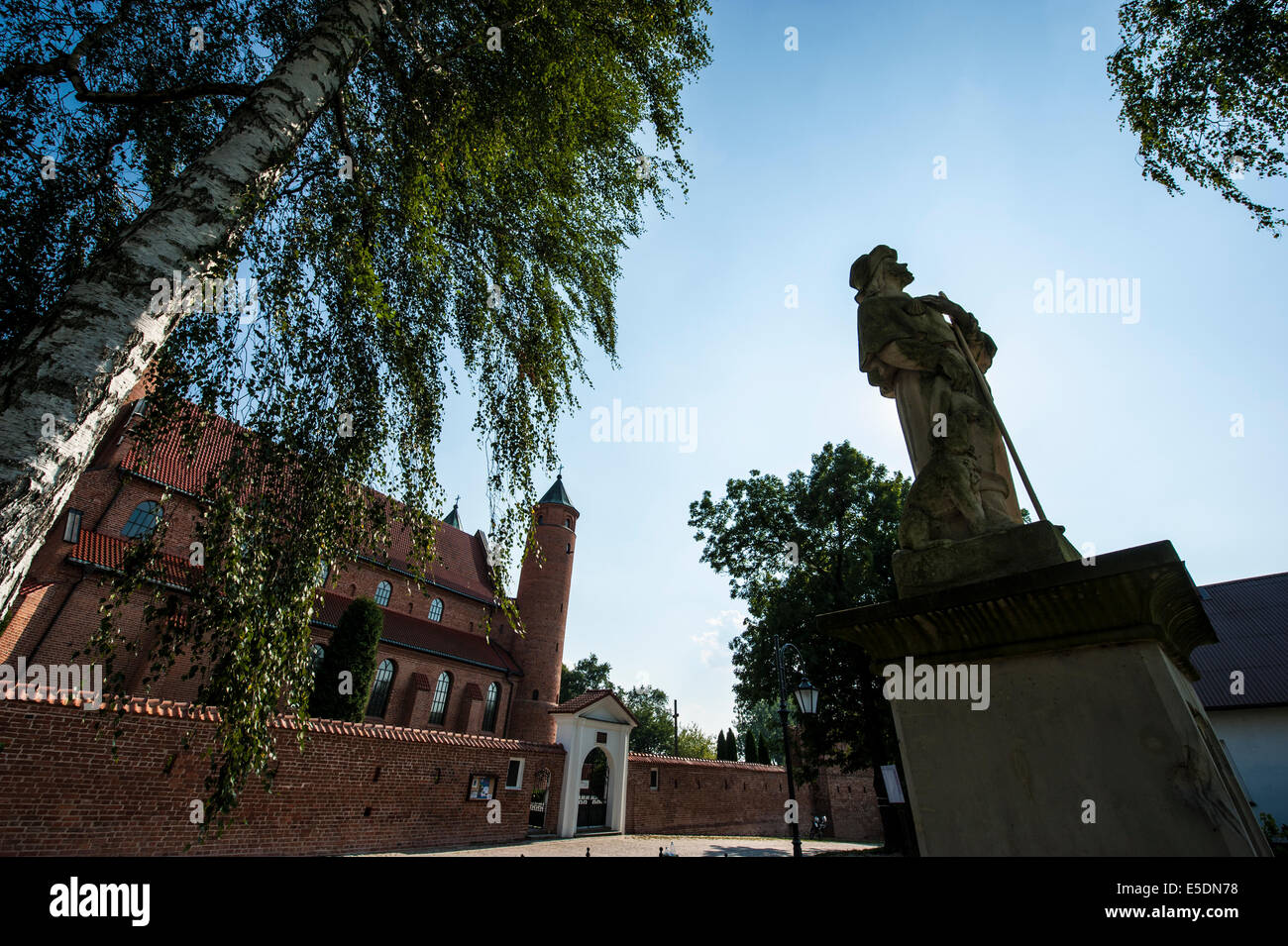 Church of St. Roch and John the Baptist in village Brochow, Mazovia ...