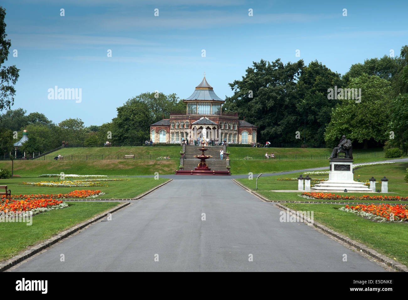 Mesnes Park Wigan Lancashire Stock Photo Alamy