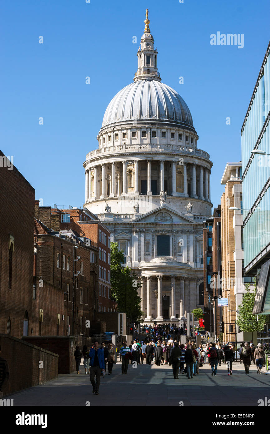 United Kingdom, England, London, City of London, St Paul's Cathedral Stock Photo