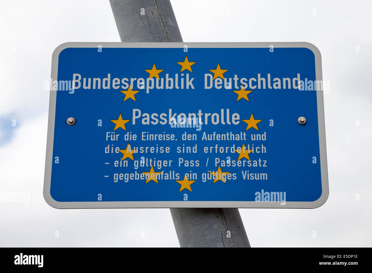 Border sign federal republic germany hires stock photography and