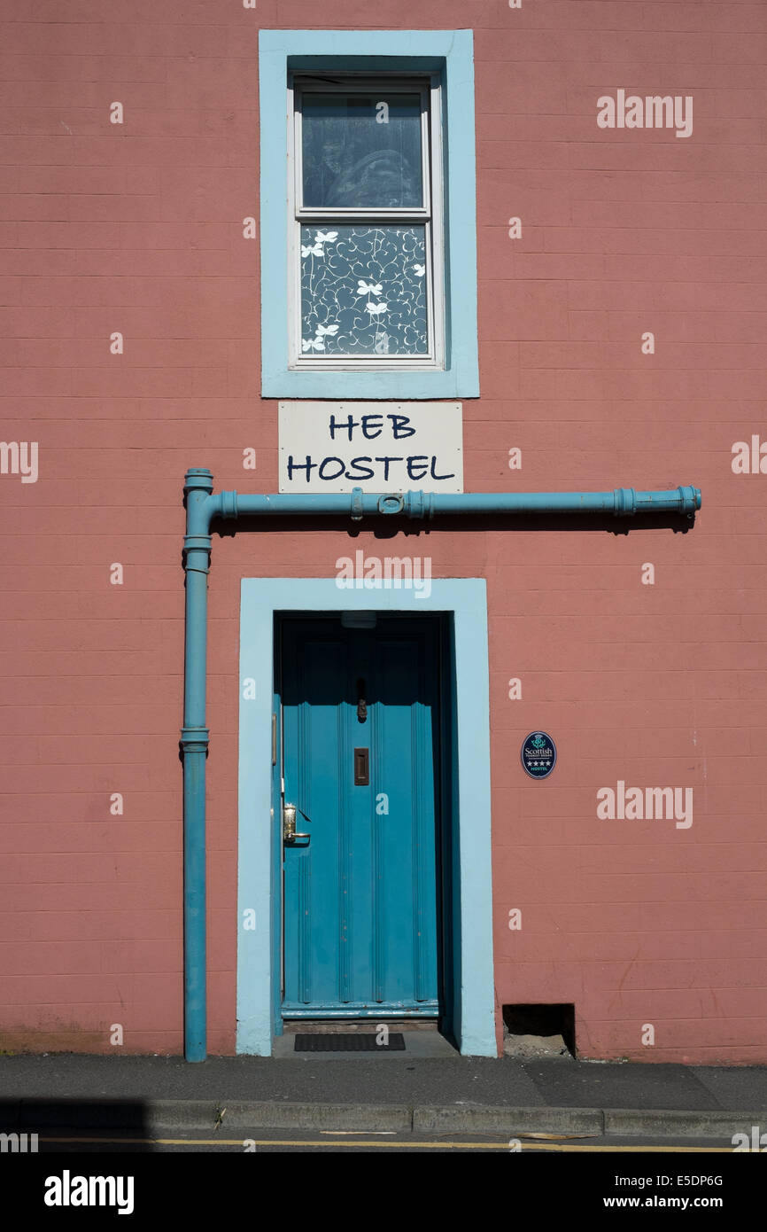 Tourism hostel in Stornoway, Outer Hebrides Stock Photo