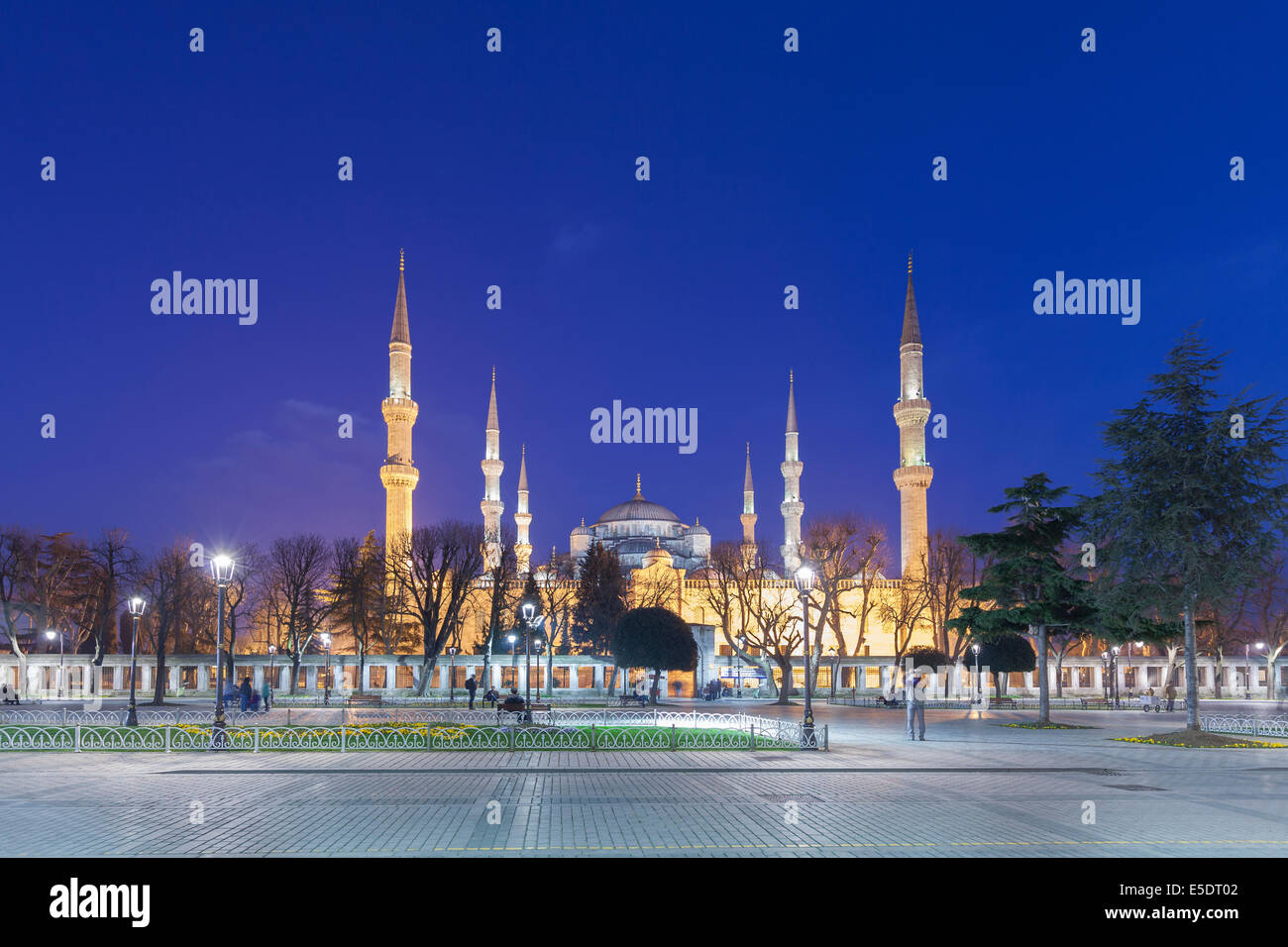 The Blue Mosque at night, Sultanahmet, Istanbul, Turkey Stock Photo - Alamy