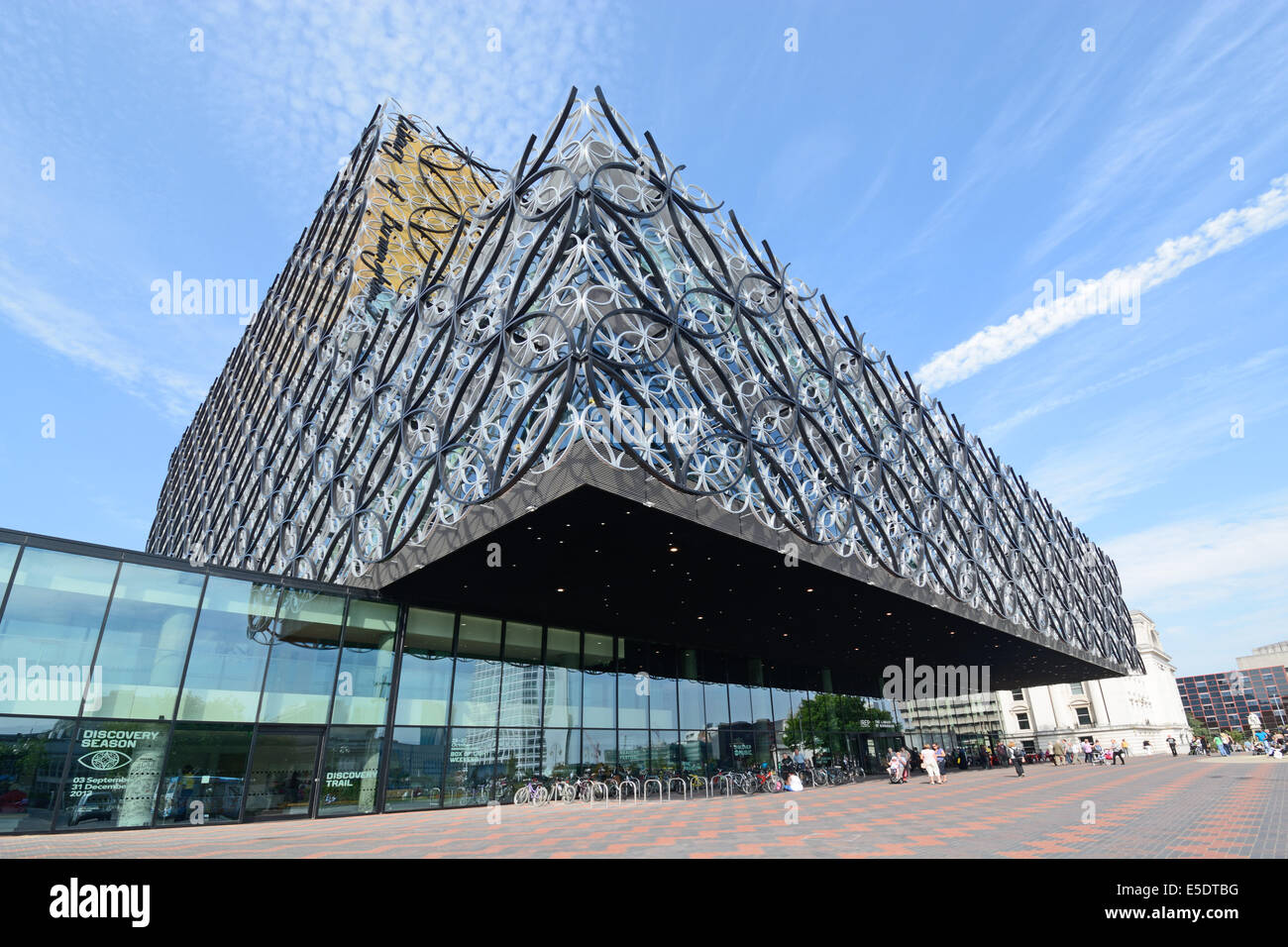 Library in Birmingham, England. New Library, designed by Francine Houben Stock Photo