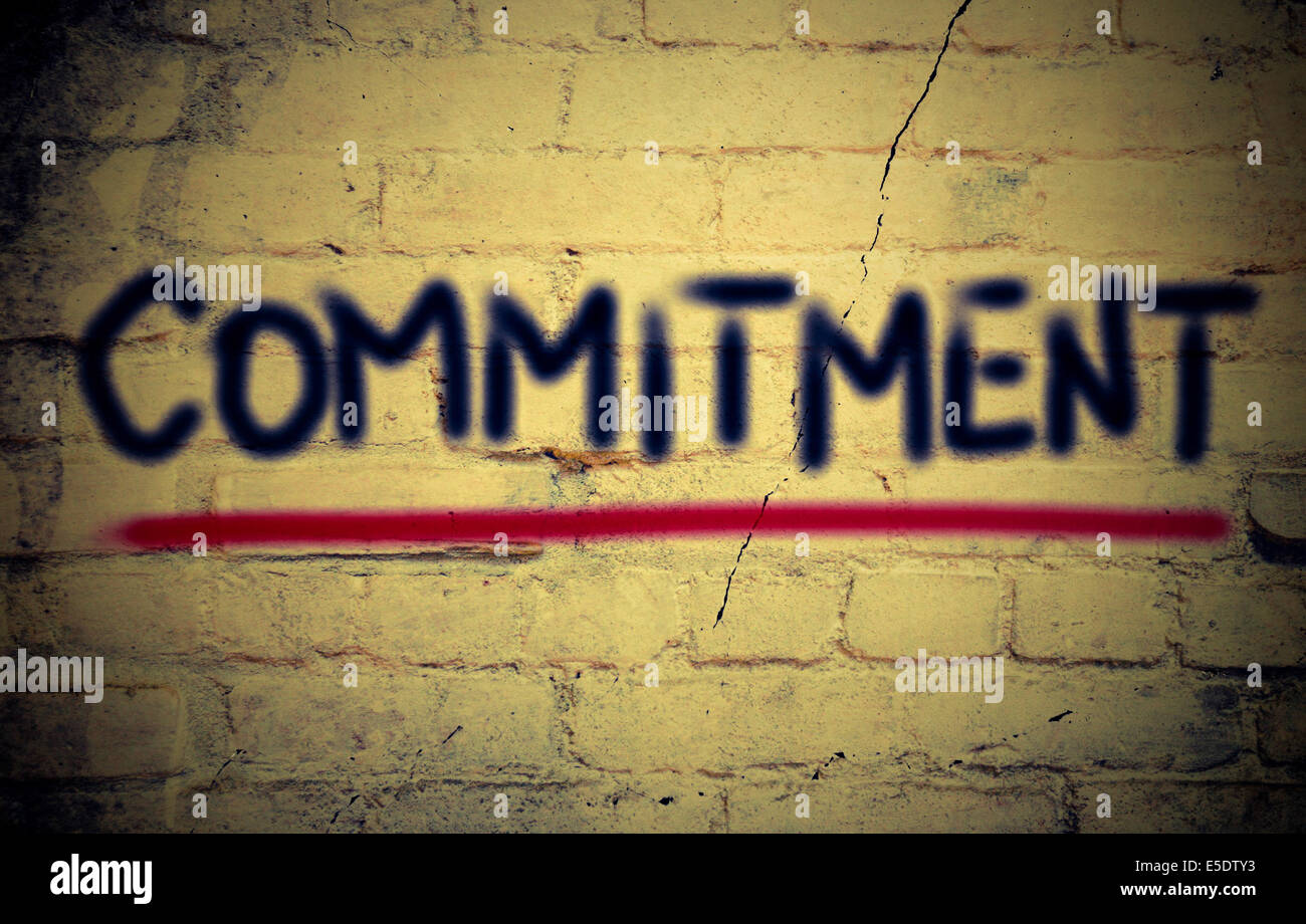 Commitment Concept Stock Photo