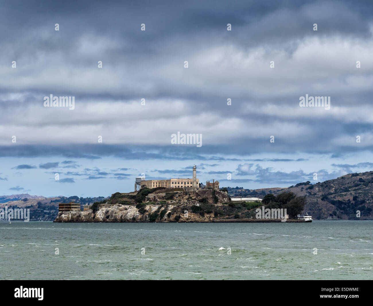 Alcatraz Island in San Francisco, USA Stock Photo