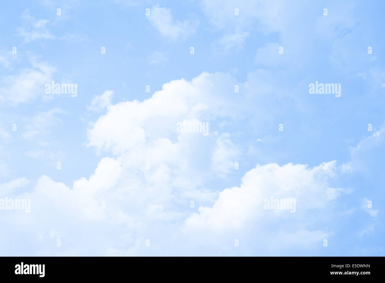Blue sky and clouds, may be used as background Stock Photo