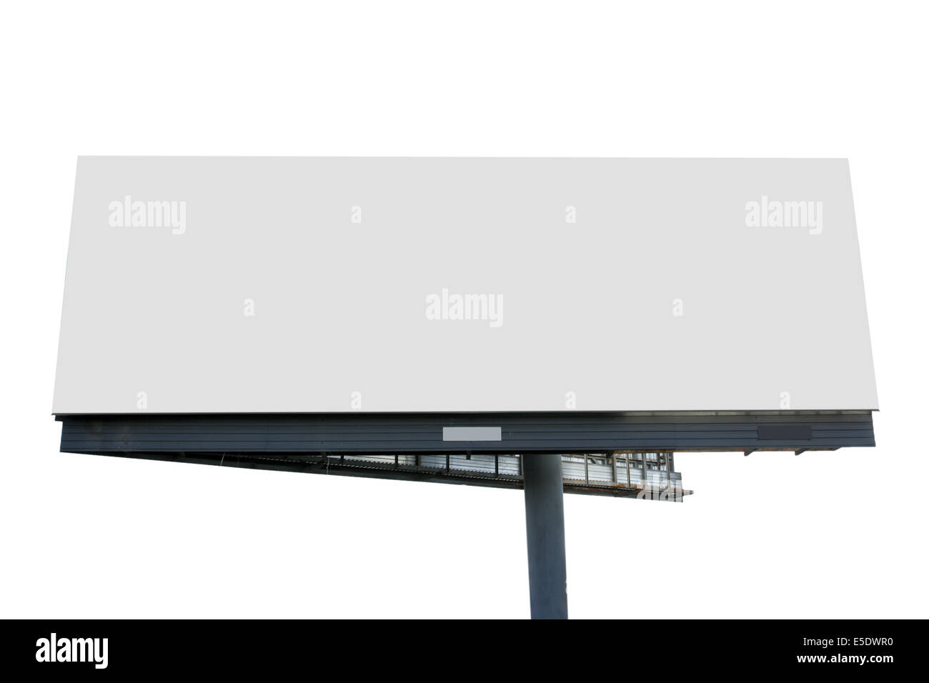 Blank billboard isolated over white background Stock Photo - Alamy