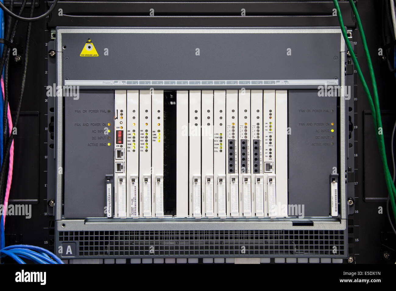 Network Rack Voip Routed connections hi-res stock photography and images - Alamy