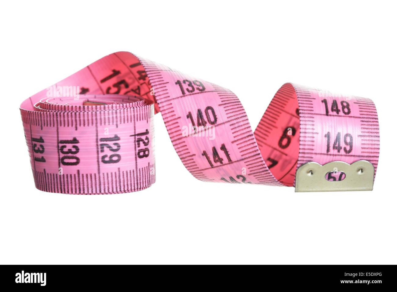 Pink tape measure hi-res stock photography and images - Alamy