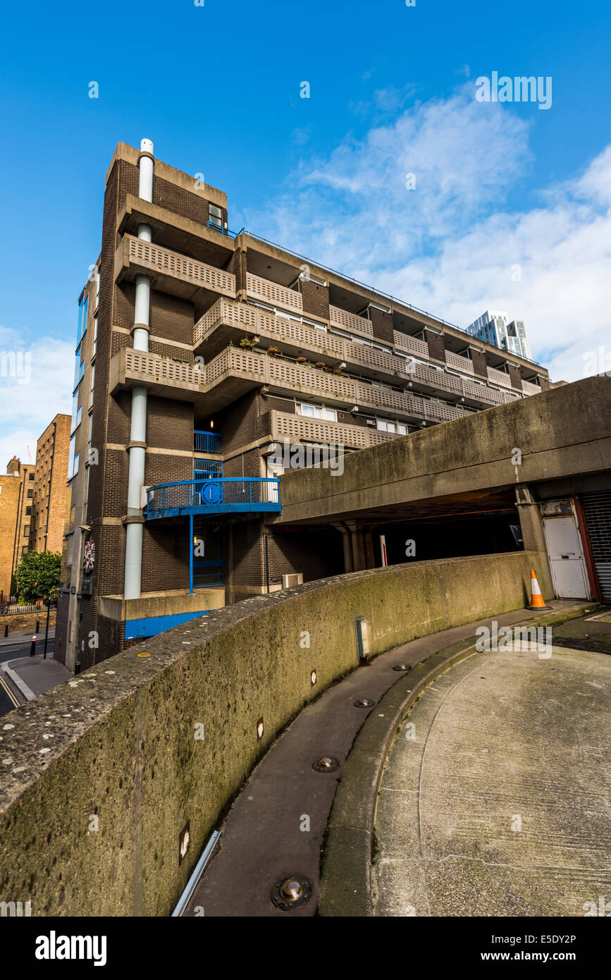 Low rise social housing in the City of London on the Middlesex Street
