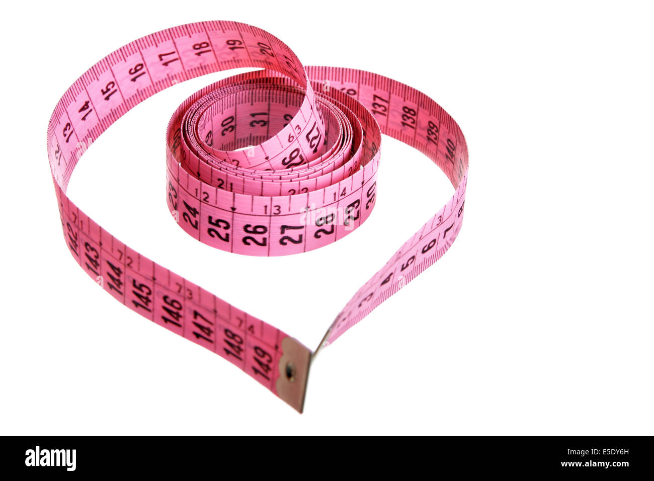 Pink Measuring Tape Stock Photo - Download Image Now - 2015