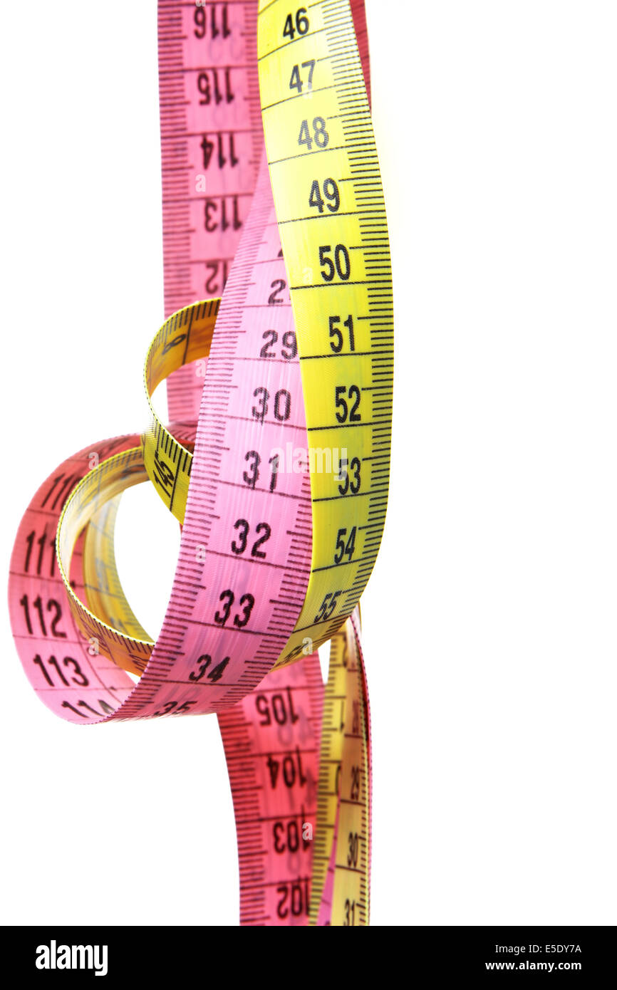 Fabric tape measure length Cut Out Stock Images & Pictures - Page 2 - Alamy