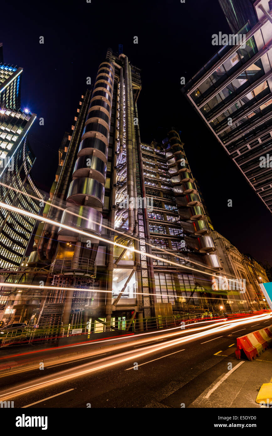 The Lloyd's building is home of the insurance institution Lloyd's of