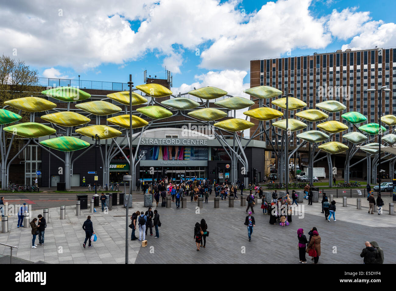 Stratford Centre Is A Shopping Mall In Stratford East London It